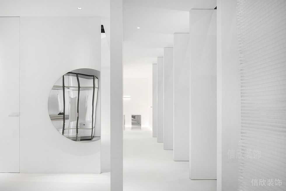 極簡風(fēng)現(xiàn)代辦公室過道墻體設(shè)計(jì)效果圖過道裝修