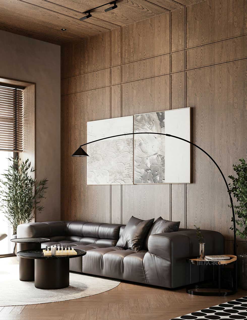 100平方復(fù)古風(fēng)美發(fā)店洽談區(qū)裝修設(shè)計(jì) 100平方復(fù)古風(fēng)美發(fā)店洽談區(qū)裝修設(shè)計(jì)