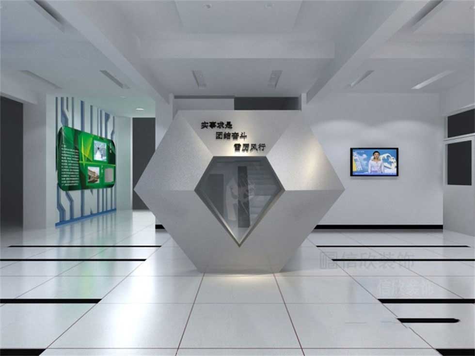 電子公司企業(yè)展廳企業(yè)LOGO裝修設(shè)計(jì) 電子公司企業(yè)展廳企業(yè)LOGO裝修設(shè)計(jì)