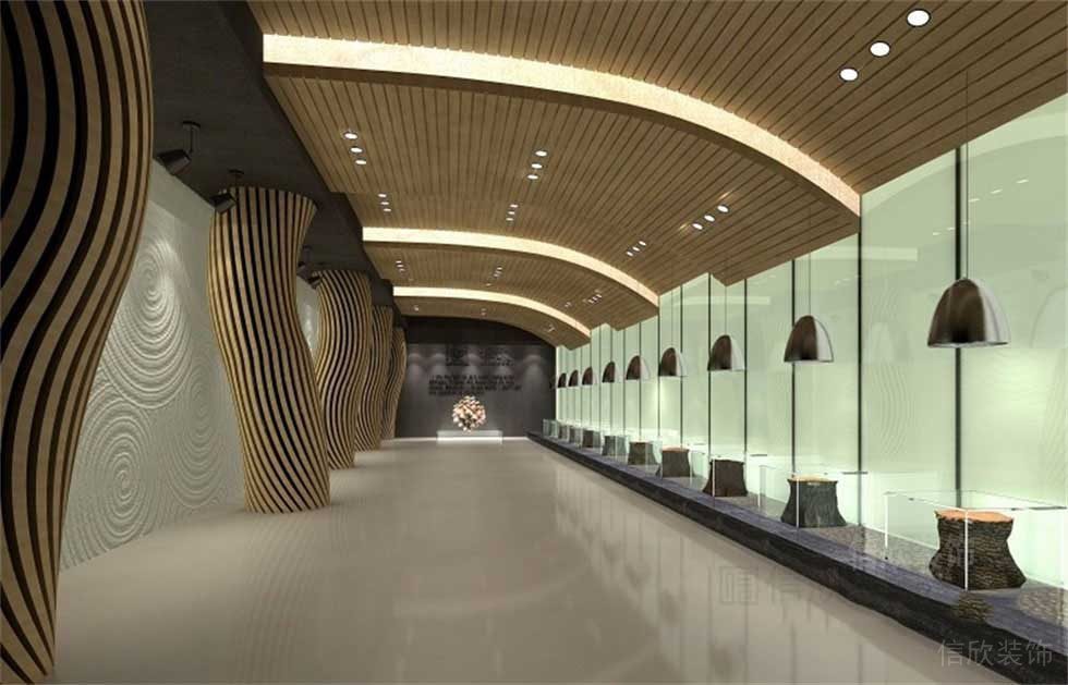 木業(yè)企業(yè)產(chǎn)品展廳木文化長(zhǎng)廊裝修設(shè)計(jì) 木業(yè)企業(yè)產(chǎn)品展廳木文化長(zhǎng)廊裝修設(shè)計(jì)