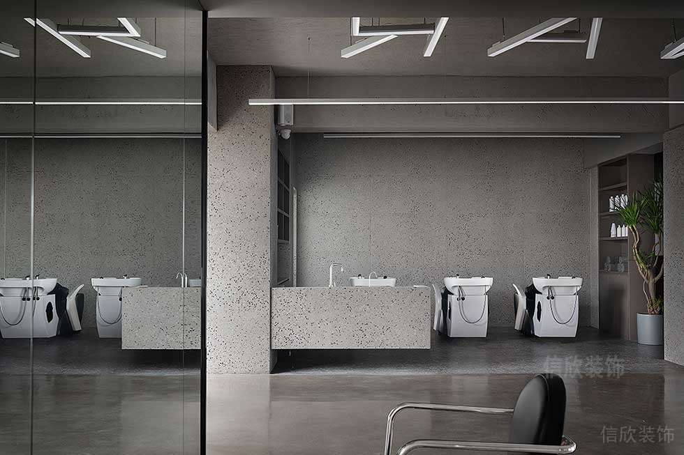 現(xiàn)代工業(yè)風(fēng)理發(fā)店大廳裝修設(shè)計(jì) 現(xiàn)代工業(yè)風(fēng)理發(fā)店大廳裝修設(shè)計(jì)