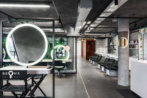 發(fā)型工作室化妝間裝修墻柱效果圖燈飾創(chuàng)意創(chuàng)意設(shè)計(jì)