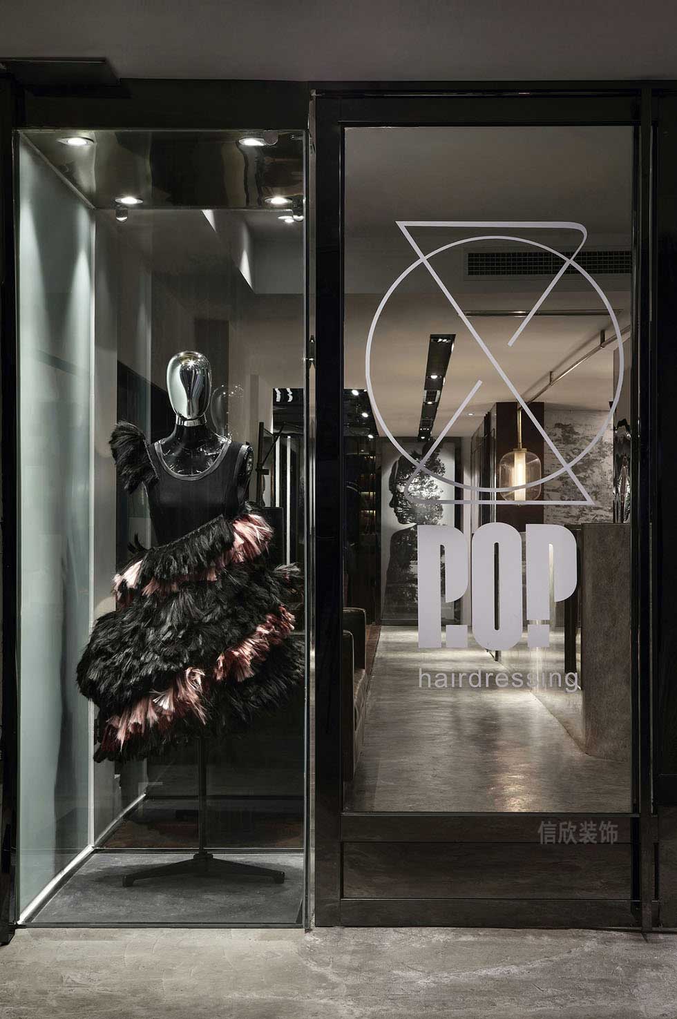 深圳羅湖大型美發(fā)店入戶裝修設(shè)計(jì) 深圳羅湖大型美發(fā)店入戶裝修設(shè)計(jì)
