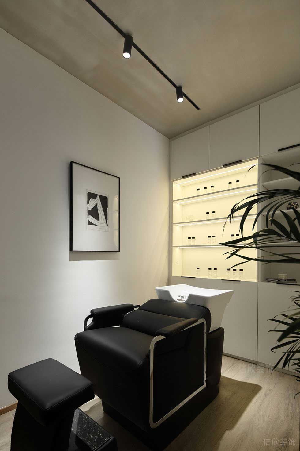 深圳福田美容美發(fā)SPA館二層洗發(fā)間裝修設(shè)計(jì) 深圳福田美容美發(fā)SPA館二層洗發(fā)間裝修設(shè)計(jì)