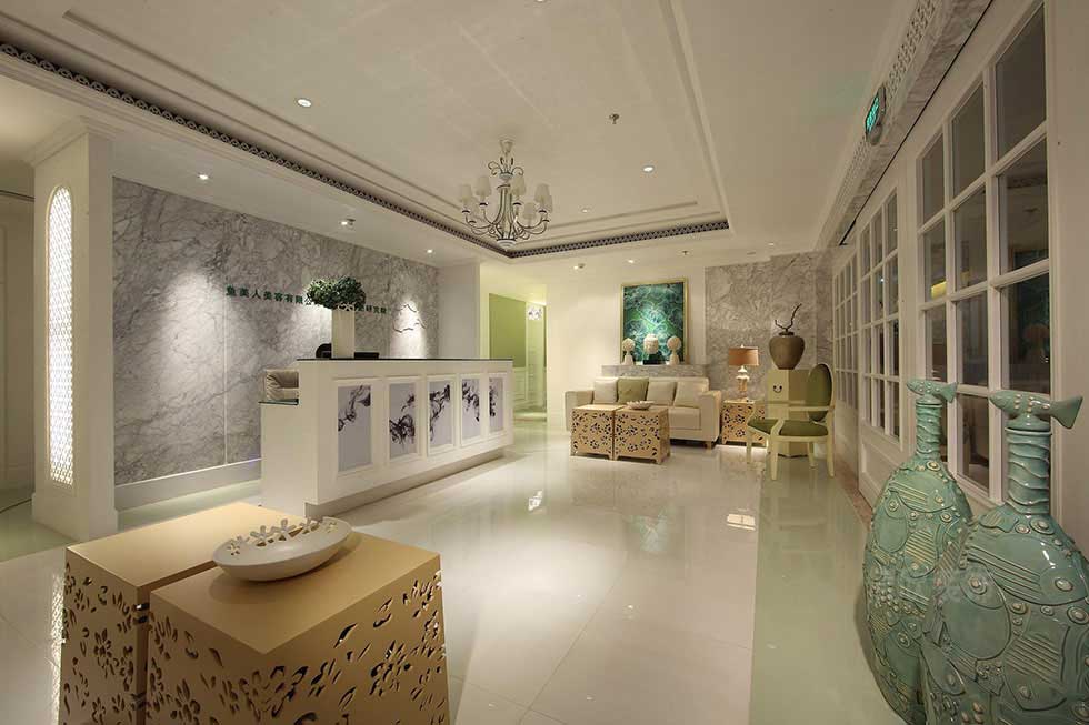 深圳自然田園風(fēng)美容院大廳 深圳自然田園風(fēng)美容院大廳