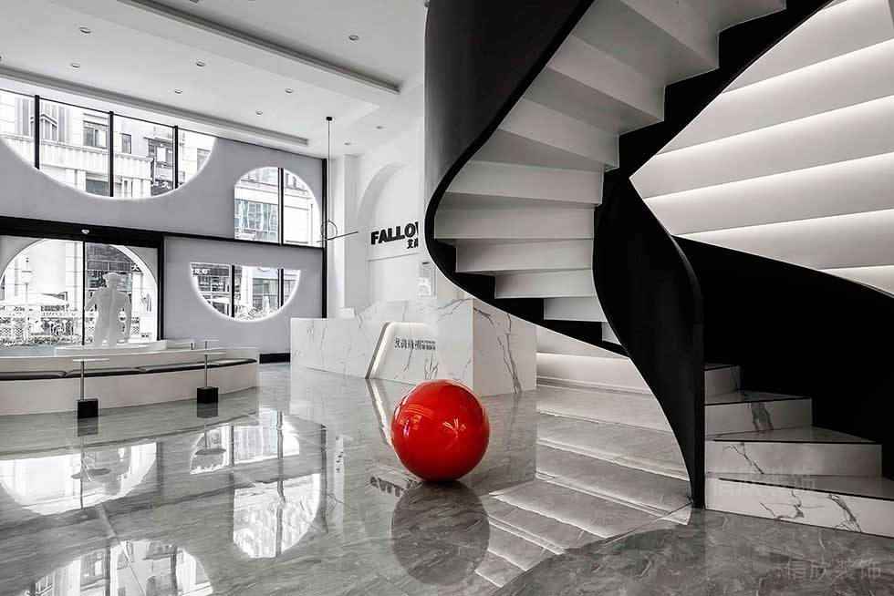 深圳羅湖美發(fā)設(shè)計(jì)工作室沙龍樓梯裝修工程 深圳羅湖美發(fā)設(shè)計(jì)工作室沙龍樓梯裝修工程