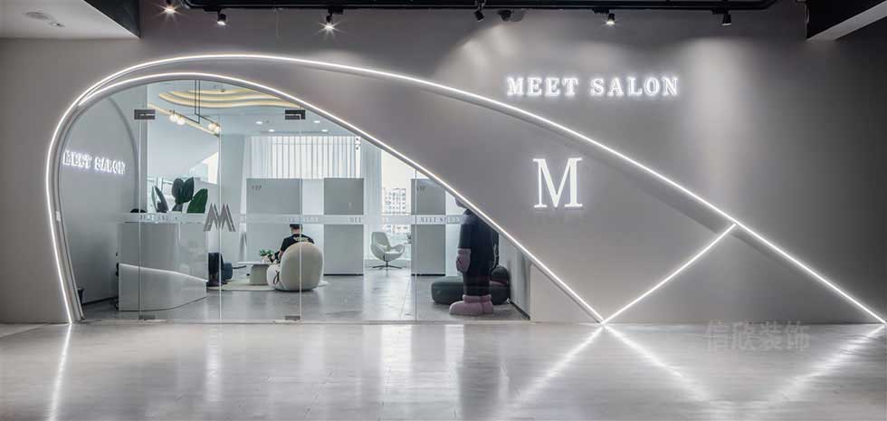 深圳大型高端美發(fā)沙龍門頭裝修設(shè)計 深圳大型高端美發(fā)沙龍門頭裝修設(shè)計