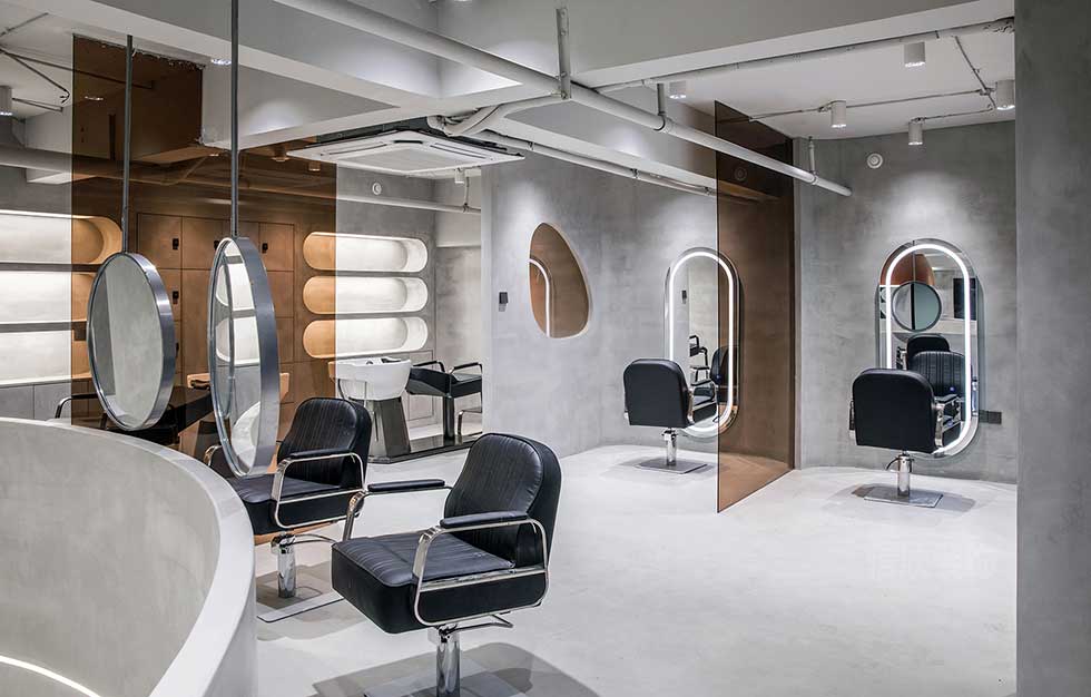 深圳南山高端美容美發(fā)店二層美發(fā)區(qū)裝修 深圳南山高端美容美發(fā)店二層美發(fā)區(qū)裝修