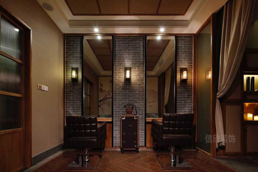 深圳鹽田美發(fā)店美發(fā)區(qū)裝修設(shè)計 深圳鹽田美發(fā)店美發(fā)區(qū)裝修設(shè)計