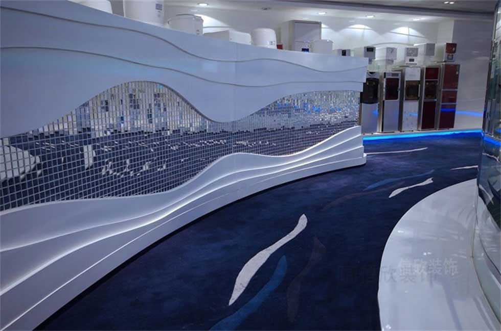 企業(yè)產品展廳前臺裝修設計 企業(yè)產品展廳前臺裝修設計