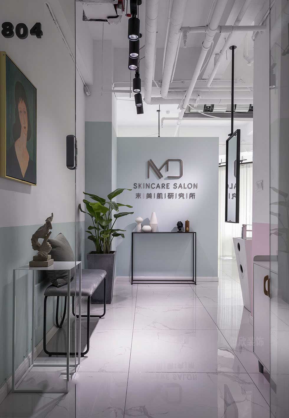 末美肌研究所前臺(tái)裝修設(shè)計(jì) 末美肌研究所前臺(tái)裝修設(shè)計(jì)
