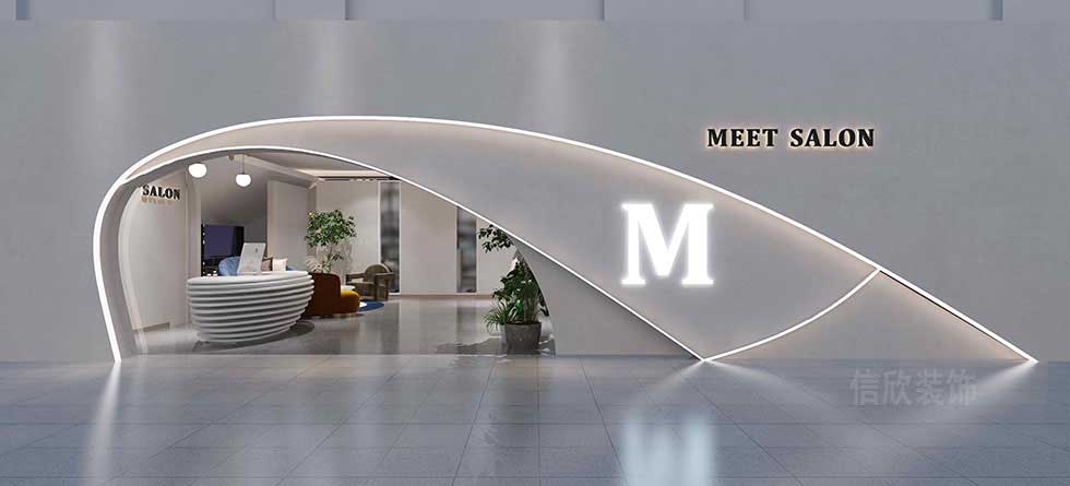 深圳大型高端美發(fā)沙龍外立面裝修設(shè)計 深圳大型高端美發(fā)沙龍外立面裝修設(shè)計