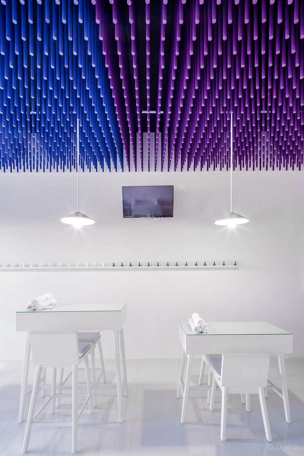 深圳南山美甲店天花裝修設(shè)計 深圳南山美甲店天花裝修設(shè)計