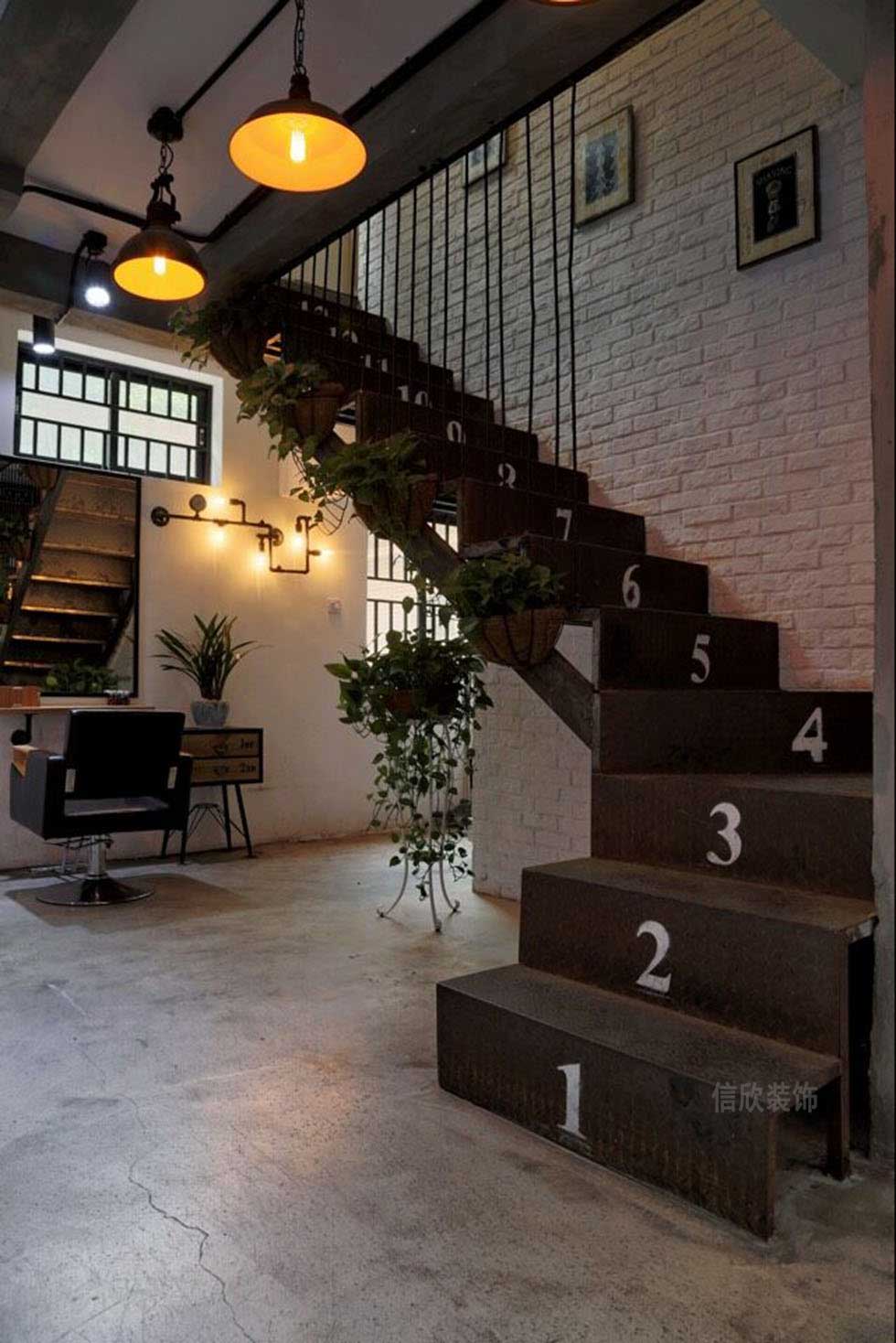 深圳美發(fā)沙龍樓梯裝修設(shè)計(jì) 深圳美發(fā)沙龍樓梯裝修設(shè)計(jì)