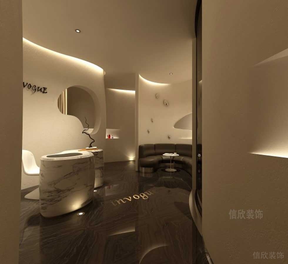 300平方美發(fā)店前臺(tái)裝修設(shè)計(jì) 300平方美發(fā)店前臺(tái)裝修設(shè)計(jì)