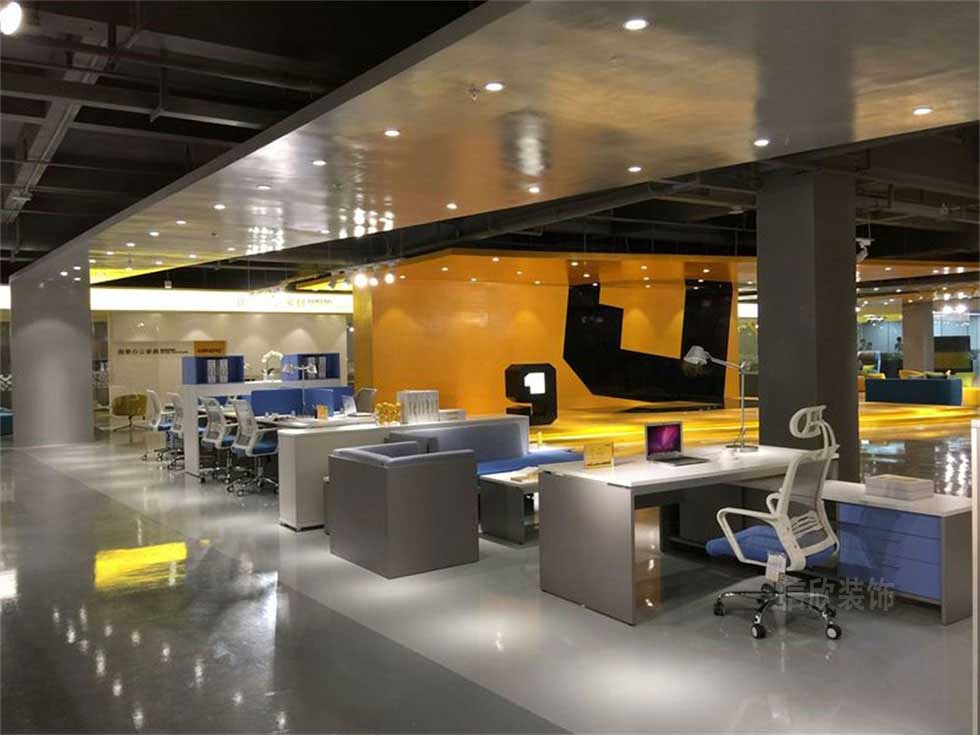 辦公家具展廳辦公家具展區(qū)裝修設計