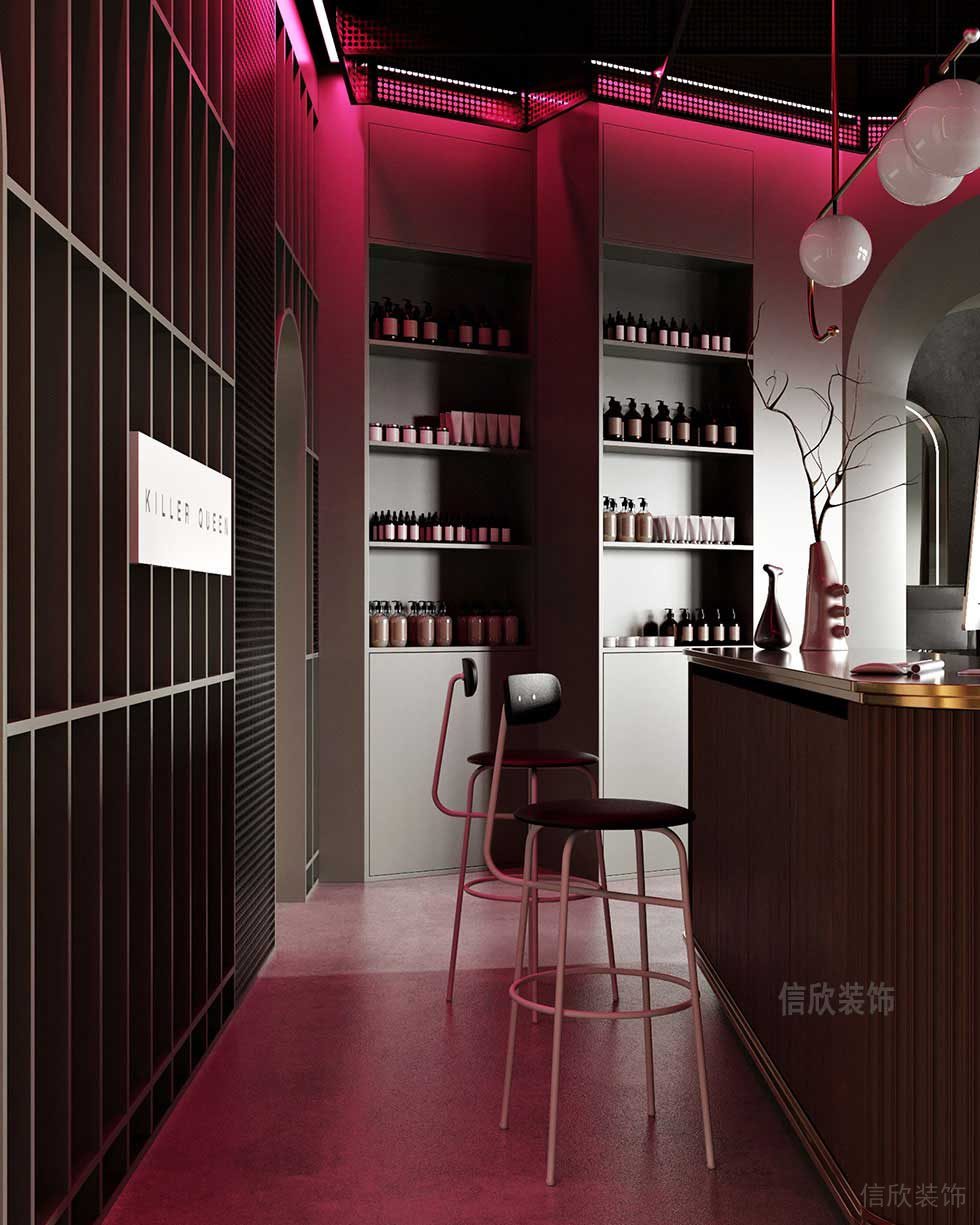 深圳龍崗北歐輕奢美發(fā)店大廳裝修設(shè)計(jì) 深圳龍崗北歐輕奢美發(fā)店大廳裝修設(shè)計(jì)