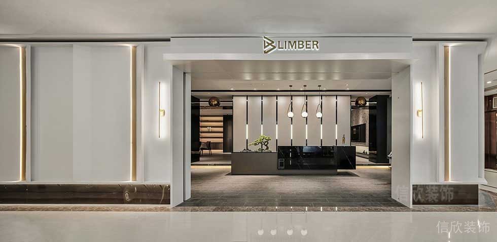 輕奢風(fēng)大理石金色效果圖墻體門框店鋪效果圖