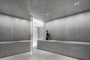 灰色簡約風(fēng)現(xiàn)代燈飾設(shè)計(jì)效果圖辦公室過道