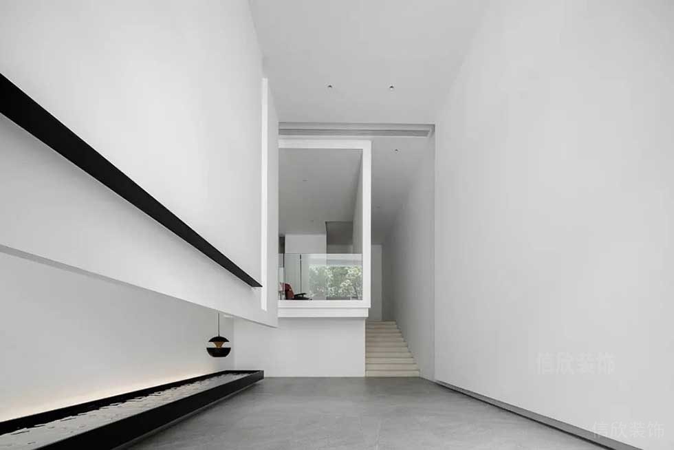 極簡風(fēng)格辦公室大堂裝修圖