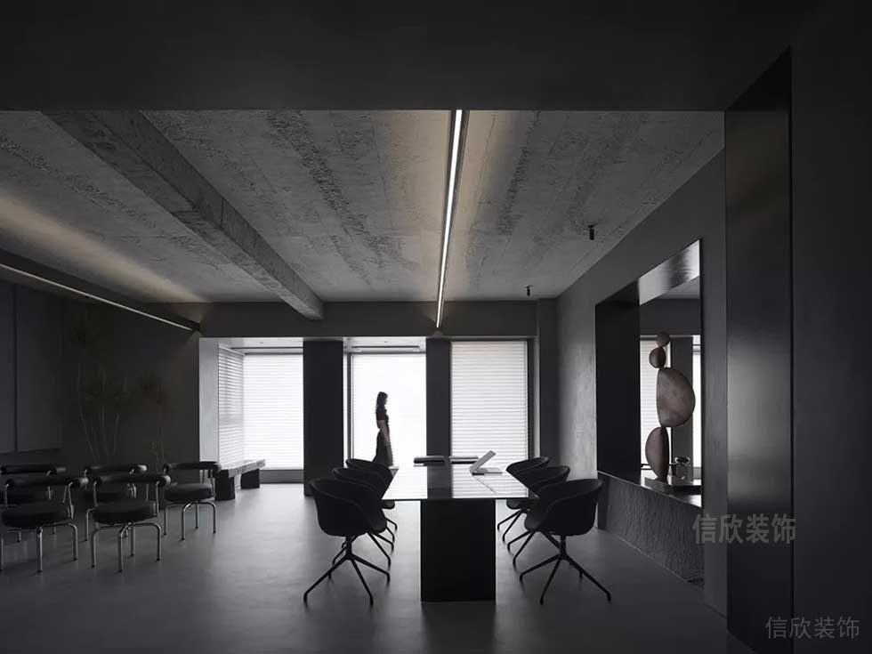 極簡風(fēng)格辦公室會議廳裝修圖