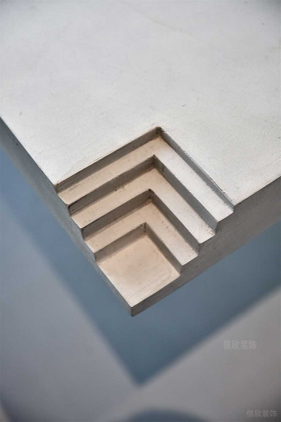 極簡(jiǎn)風(fēng)格辦公室藝術(shù)展臺(tái)效果圖