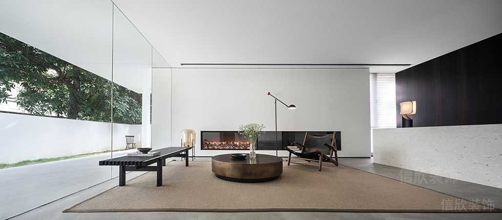 極簡(jiǎn)風(fēng)格企業(yè)辦公室前廳等候區(qū)裝修圖