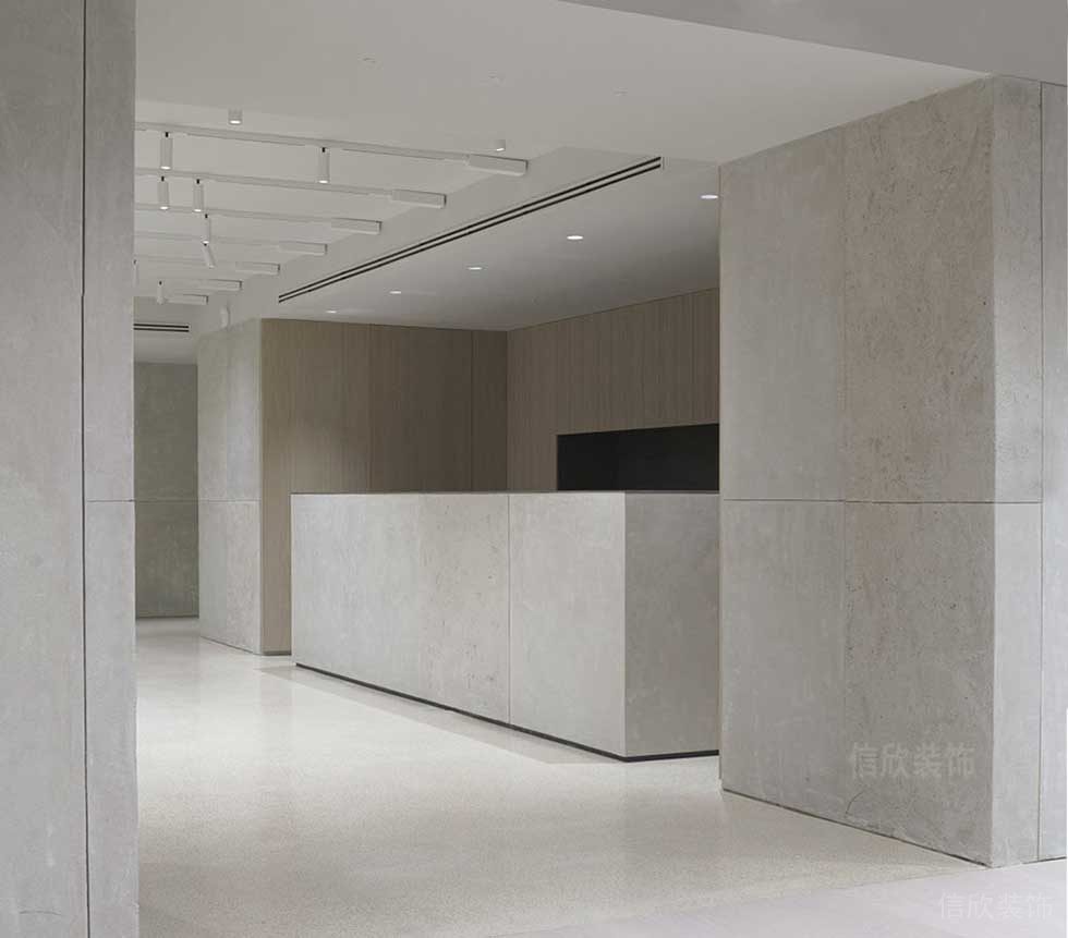 極簡(jiǎn)風(fēng)格企業(yè)公司前廳裝修圖