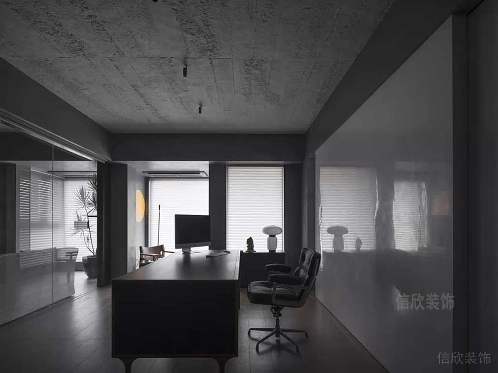 極簡風(fēng)格公司經(jīng)理辦公室設(shè)計(jì)圖