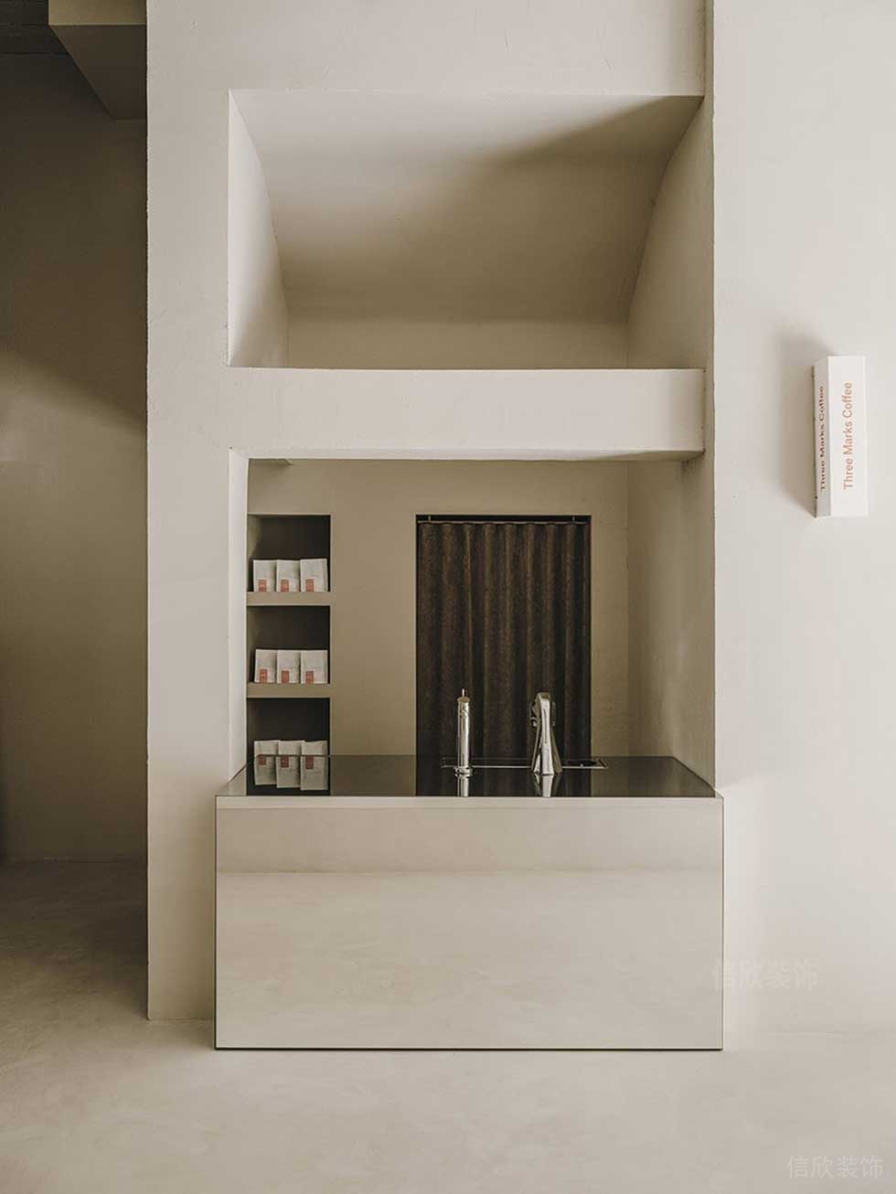 極簡(jiǎn)風(fēng)格公司裝修案例茶水間設(shè)計(jì)圖