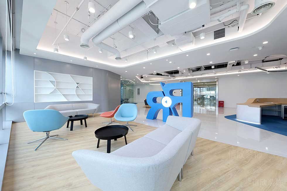 簡約北歐風(fēng)辦公室等候區(qū)裝修圖