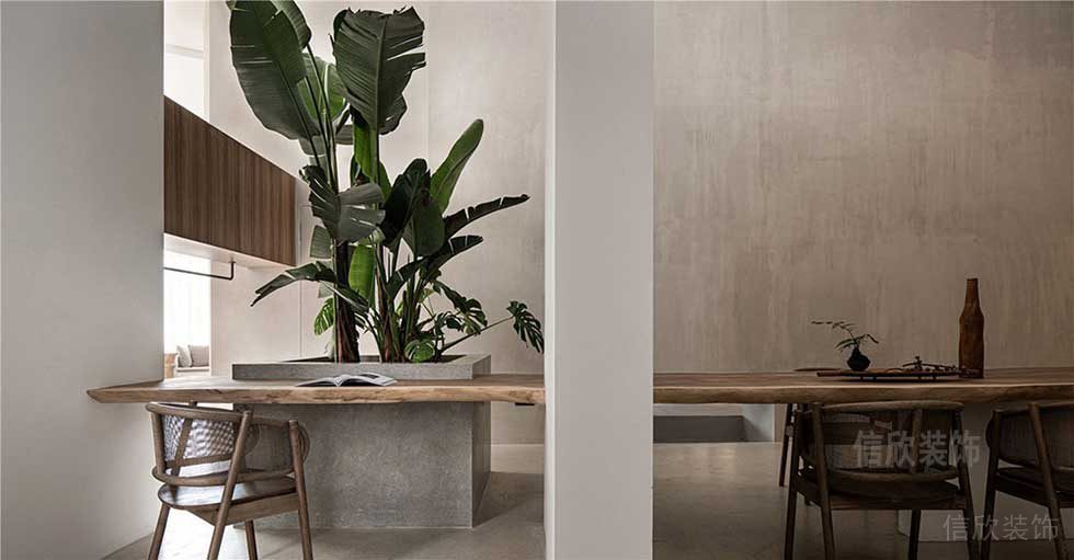 簡約北歐風(fēng)辦公室裝修案例休閑區(qū)綠植裝飾效果圖