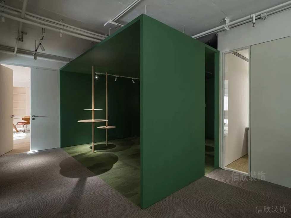 簡約風格辦公空間多功能休閑區(qū)效果圖