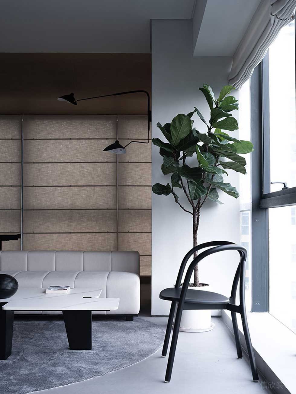 簡(jiǎn)約風(fēng)格辦公空間會(huì)客室設(shè)計(jì)圖