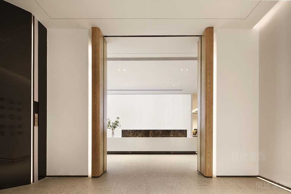 簡(jiǎn)約風(fēng)格辦公空間門廳裝修圖