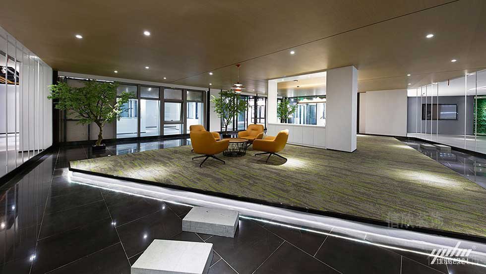 簡(jiǎn)約風(fēng)格辦公空間休閑洽談廳裝修圖