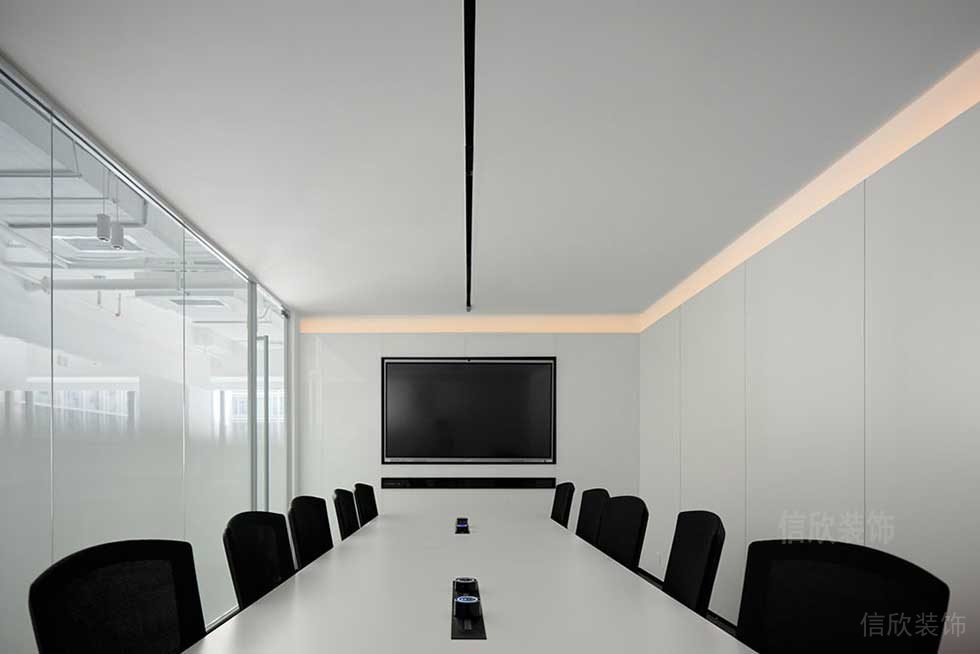 簡(jiǎn)約風(fēng)格辦公空間裝修案例會(huì)議室設(shè)計(jì)圖