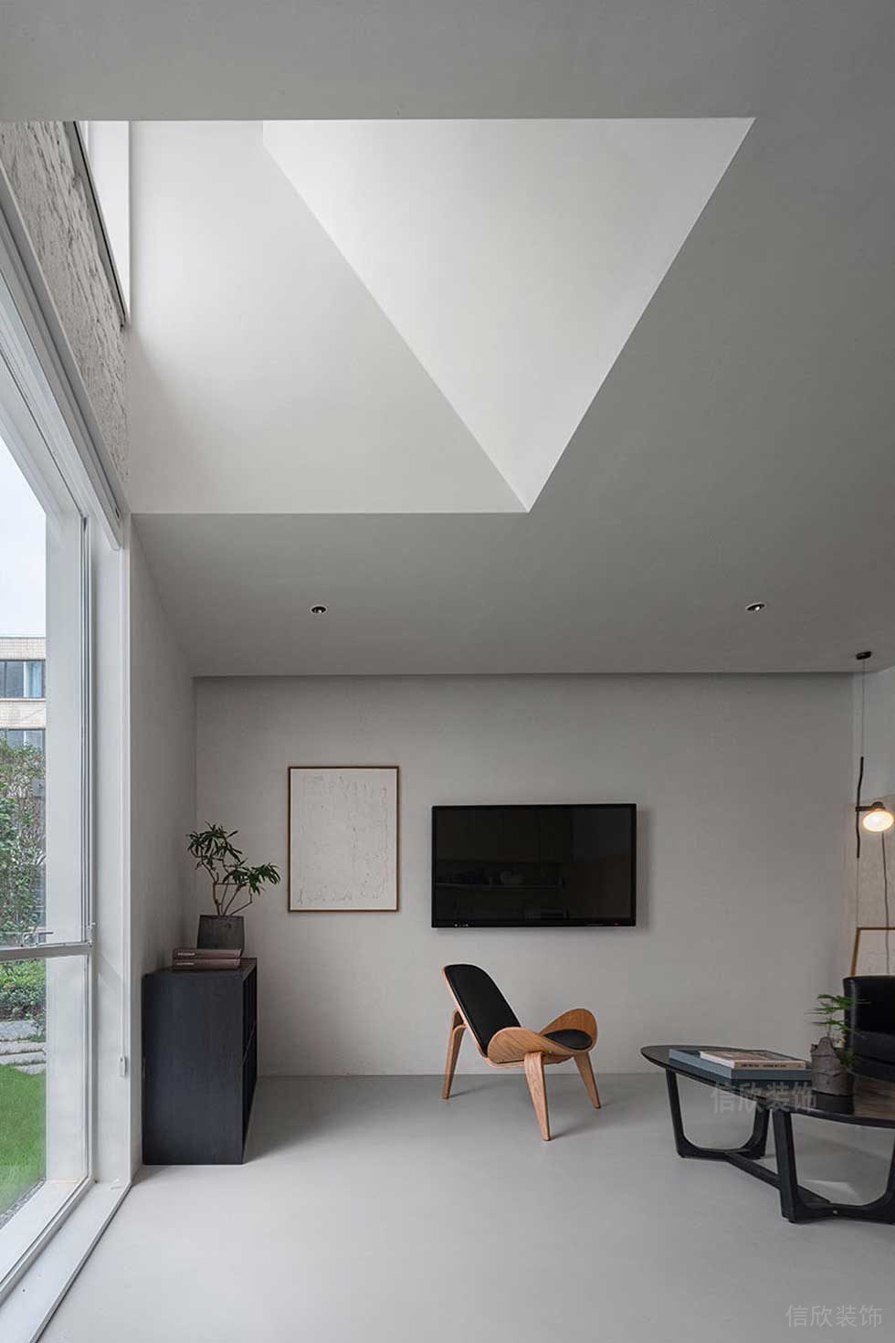 簡約風(fēng)格辦公空間裝修案例休閑室設(shè)計圖