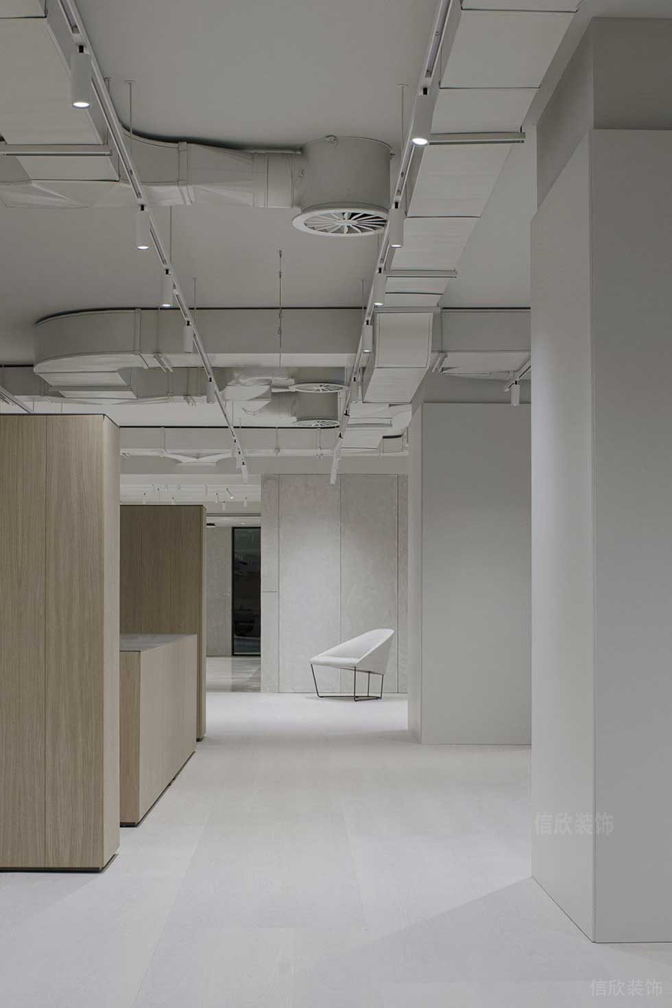 簡(jiǎn)約風(fēng)格辦公室案例走廊設(shè)計(jì)圖