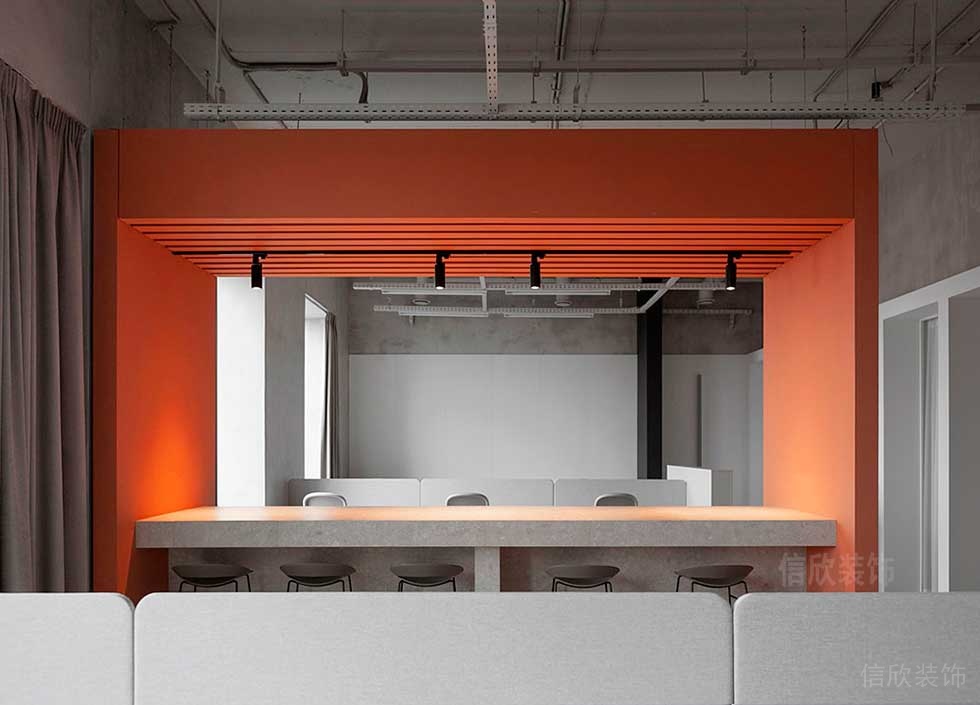 簡(jiǎn)約風(fēng)格辦公室吧臺(tái)休閑區(qū)設(shè)計(jì)圖