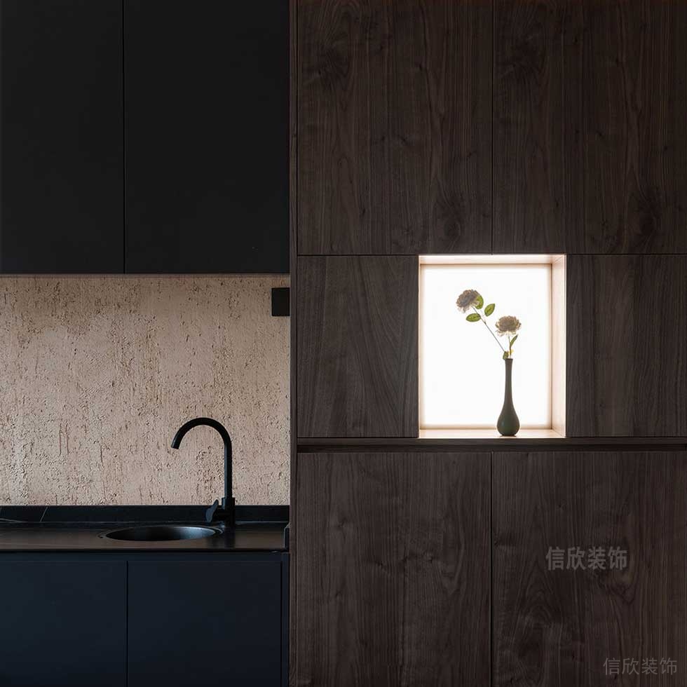 簡(jiǎn)約風(fēng)格辦公室茶水間操作區(qū)裝修圖