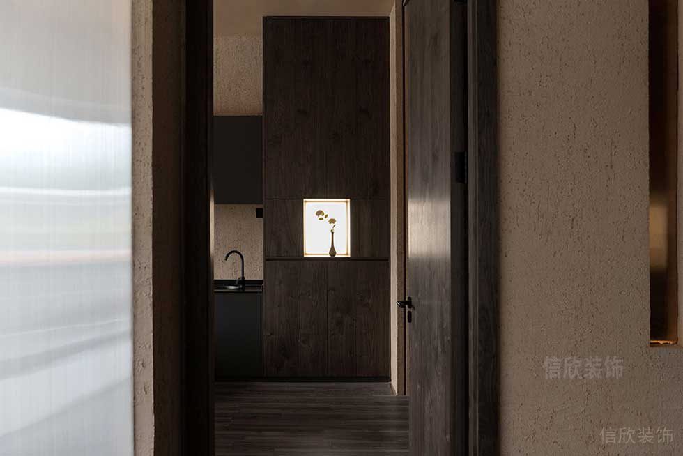 簡(jiǎn)約風(fēng)格辦公室茶水間走廊效果圖