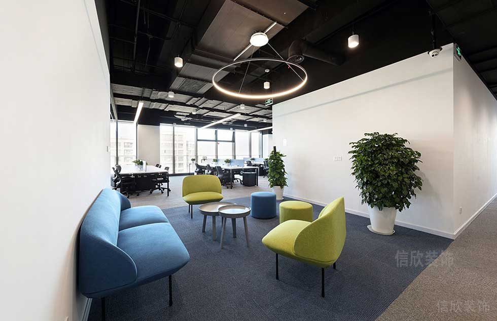 簡(jiǎn)約風(fēng)格辦公室等候區(qū)效果圖