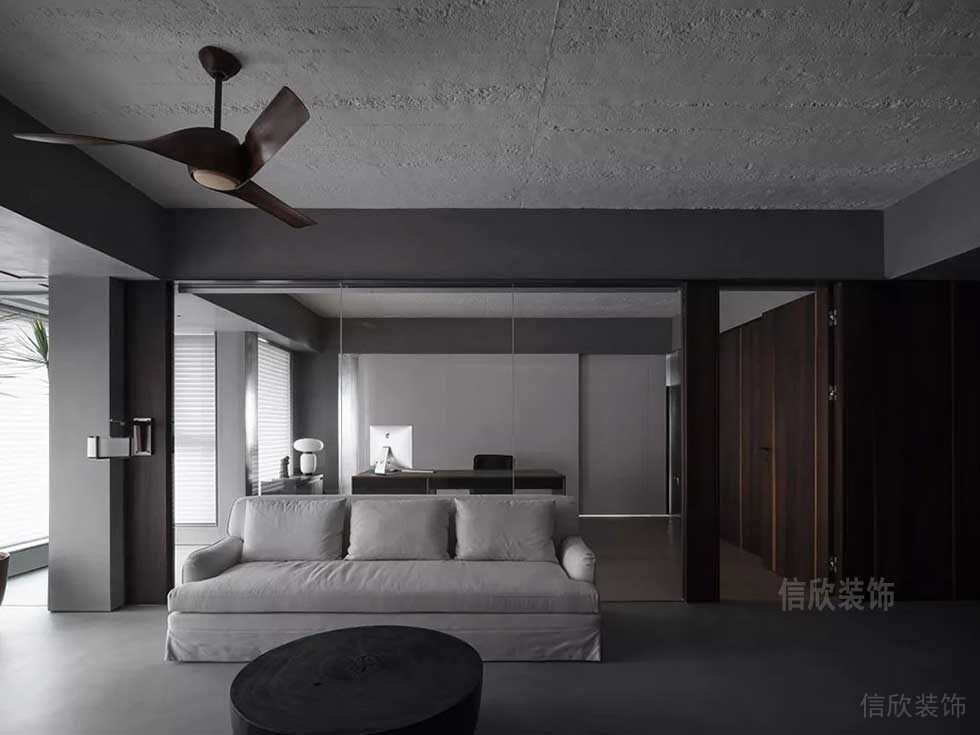 簡約風(fēng)格辦公室過道休息區(qū)裝修圖