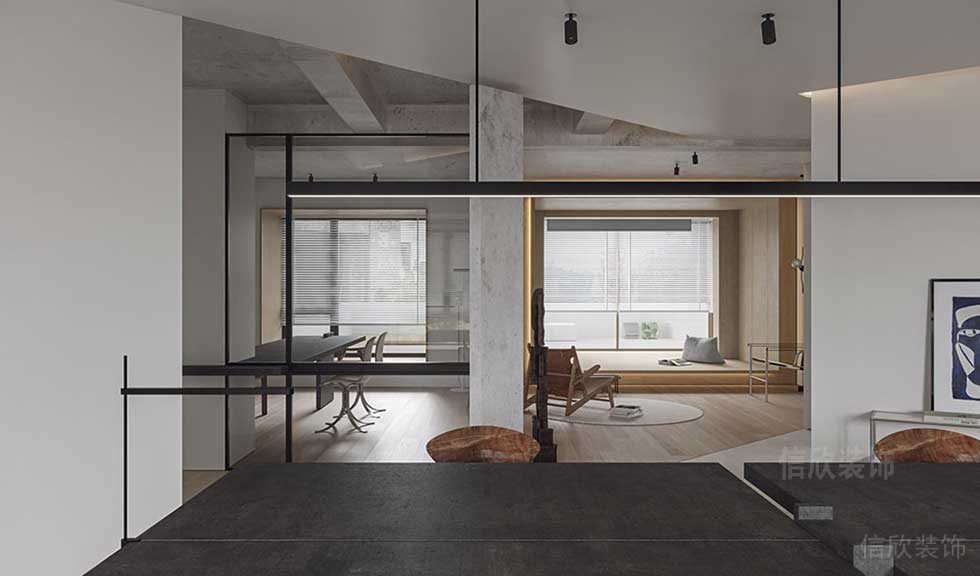 簡約風(fēng)格辦公室公共空間裝修圖