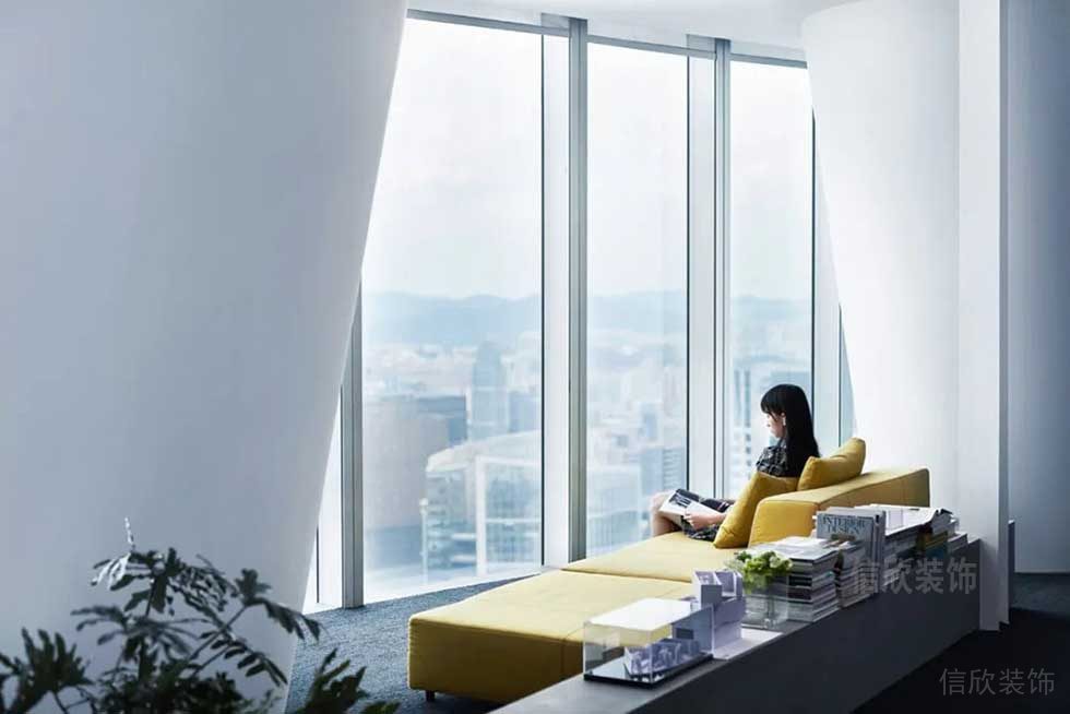 簡(jiǎn)約風(fēng)格辦公室前廳等候區(qū)裝修圖