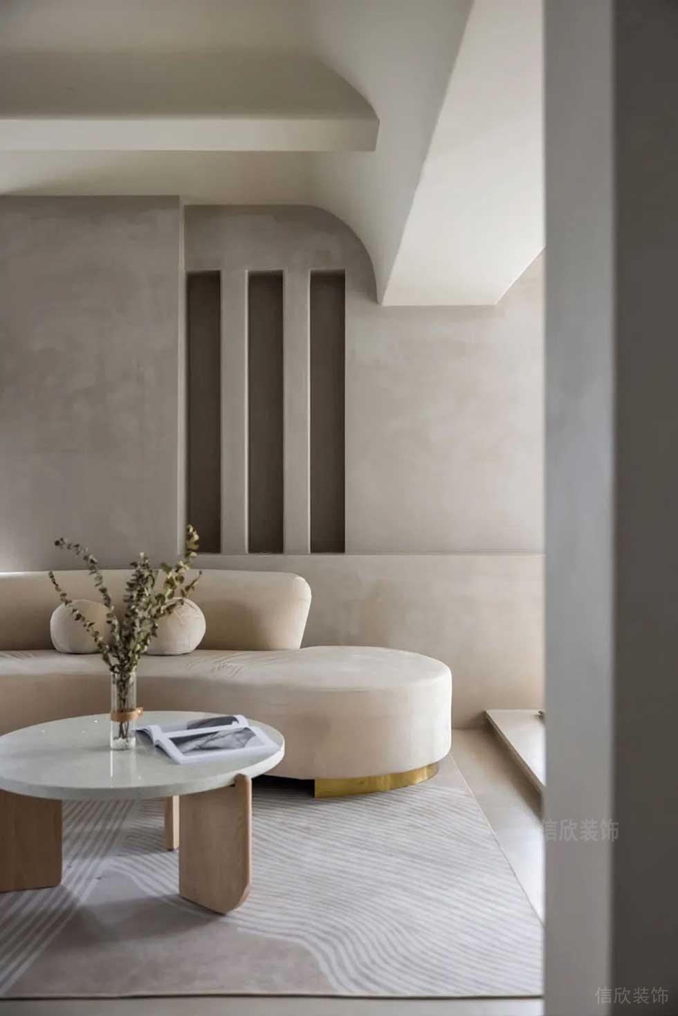 簡約風(fēng)格辦公室休閑會客區(qū)裝修圖