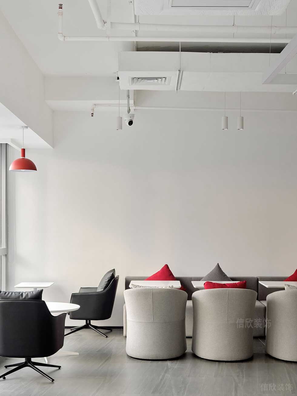 簡約風(fēng)格辦公室休閑接待廳設(shè)計圖