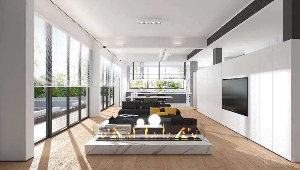 簡約風(fēng)格辦公室休閑洽談區(qū)裝修圖