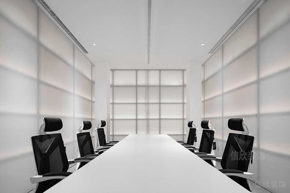 簡約風(fēng)格企業(yè)辦公空間會議室裝修圖